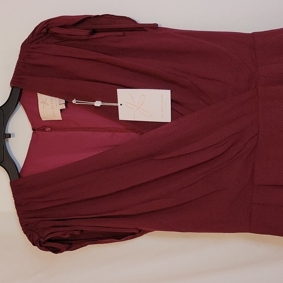 GAL Meets Glam Luella Ruched Shoulder Crop Wide Leg Jumpsuit - Picture 9 of 16